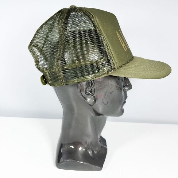 OTTO Hawaiian State Of Mind Green Foam Trucker Hat NEW - Picture 6 of 8